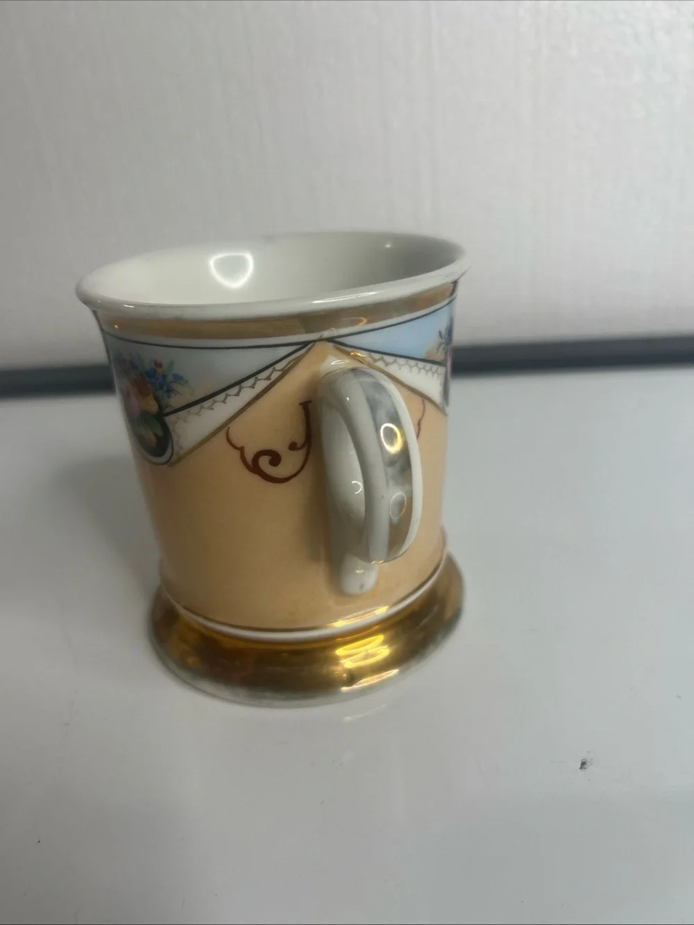 Antique Vintage Occupation Personal Shaving Mug Florist or Funeral Director